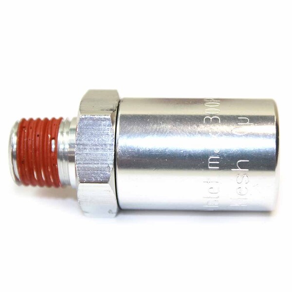 Interstate Pneumatics 1/4 Inch NPT In-Line Filter, 2 Inch Long with 1/4 Inch FPT (Inlet) x 1/4 Inch MPT (Outlet) WR1010 - main